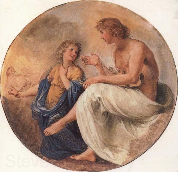 Giovanni da san giovanni Phaeton and Apollo Spain oil painting art